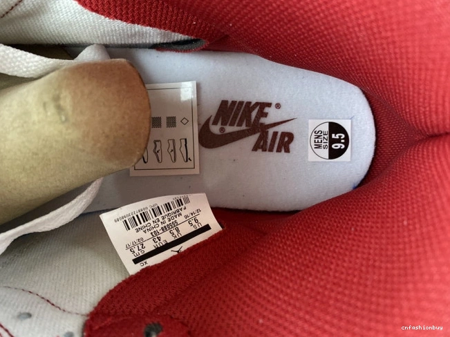 (2017) Retro 1 Red 555088-103 Jordan Air Metallic 0716